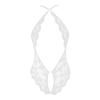 Women's Sexy Red Lace Babydoll Bodysuit view 2