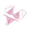 Women's Lace Babydoll Lingerie Set with Garters, Stockings and G-String view 1
