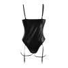 Women's Sheer Crotchless Leopard Babydoll Bodystocking, 3XL–4XL view 4