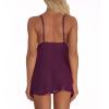 Generic Red Satin Babydoll Lingerie Set for Women, Long-Sleeve Crop Top, Fishnet Festival/Rave Outfit, Plus Size view 2