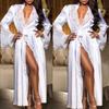Women's Black Open-Crotch Bodystocking Lingerie view 2