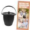 Vaguelly Plastic Emesis Basin and Portable Urinal with Lid, Round Design, Easy to Clean view 3