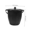 Vaguelly Plastic Emesis Basin and Portable Urinal with Lid, Round Design, Easy to Clean view 4