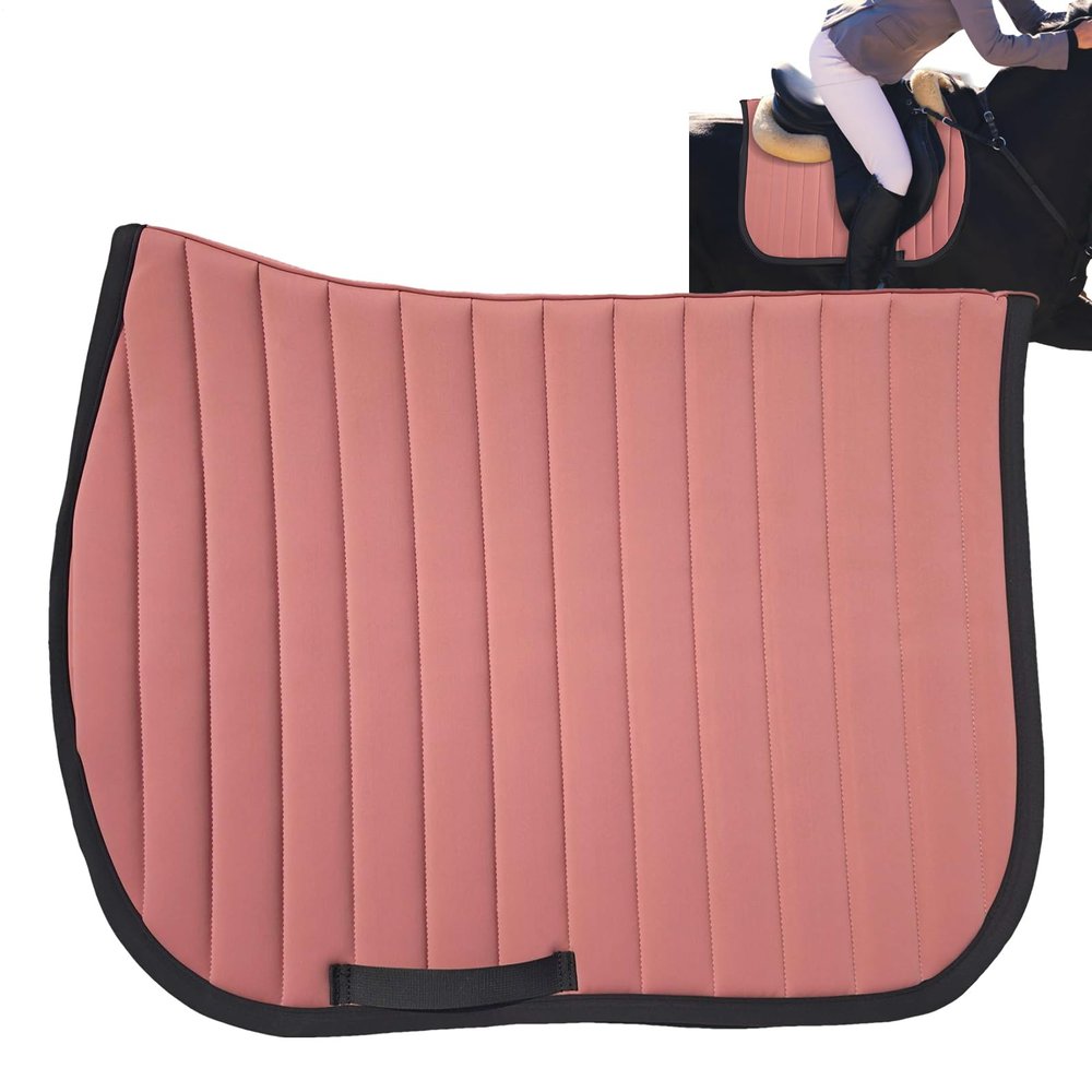 Professional Western Horse Saddle Pad with Spandex, 26.77 x 20.08 Inches