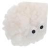 ifundom Plush Pom-Pom Balls for Indoor Cats, White, with Bell view 3