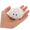 ifundom Plush Pom-Pom Balls for Indoor Cats, White, with Bell view 4