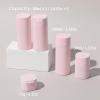Nisone Travel Cream Dispenser Bottle Set, Travel Bottles, Toiletry Bag, TSA-Approved, Travel Accessories, 5-Piece (Pink) view 2