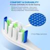 Replacement Brush Heads for Philips Sonicare, 16 Count, Soft Bristles, White view 4