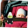 LIFKOME Universal Stroller Cup Holder with Phone Holder, Black view 3
