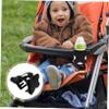 LIFKOME Universal Stroller Cup Holder with Phone Holder, Black view 4