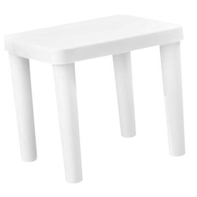 BESPORTBLE White Plastic Bathroom Step Stool for Children