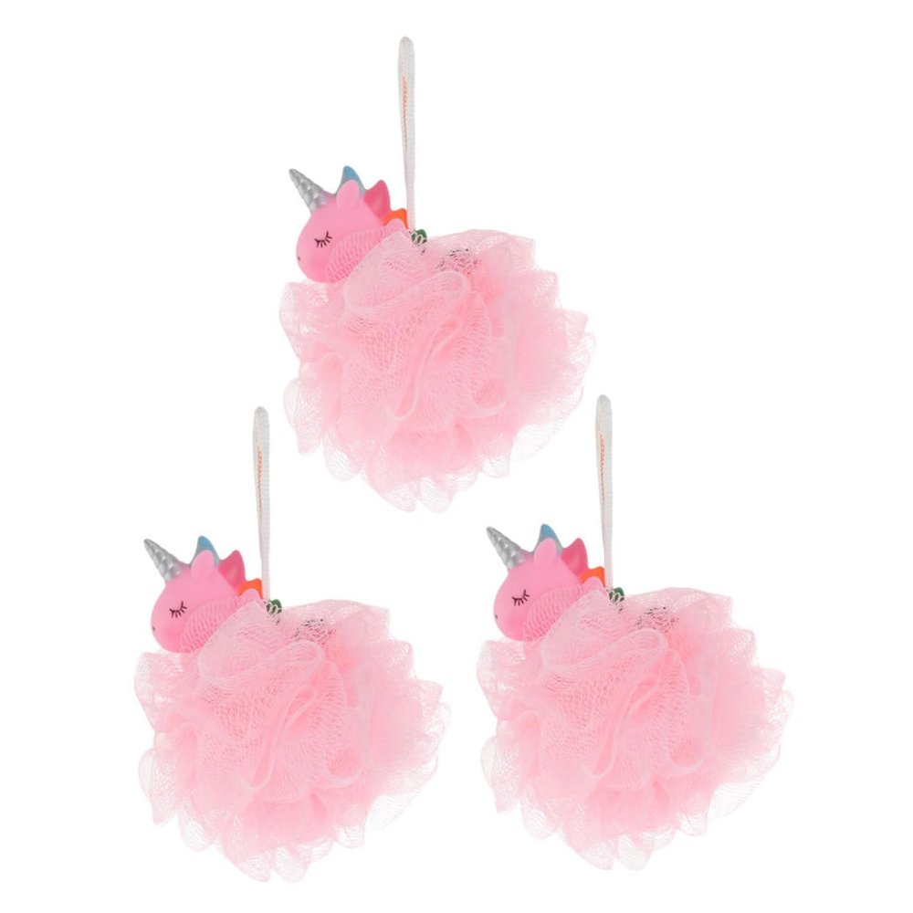 WRITWAA 3-Piece Exfoliating Shower Loofah Set