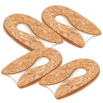 SAFIGLE 2 Pairs Silicone Heel Pads for Women and Men, Breathable and Sweat-Absorbing, for Boots, Warm Shoes and Casual Shoes, Washable and Durable