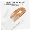SAFIGLE 2 Pairs Silicone Heel Pads for Women and Men, Breathable and Sweat-Absorbing, for Boots, Warm Shoes and Casual Shoes, Washable and Durable view 4