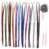 Hair Tinsel with Tools, 1 Set, Plastic, for Women and Girls view 1
