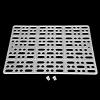 Rabbit Cage Mat, Non-Toxic, Easy to Clean, Durable, Non-Slip, Pink/Blue/White, 13.6 x 9.8 x 0.2 in view 3