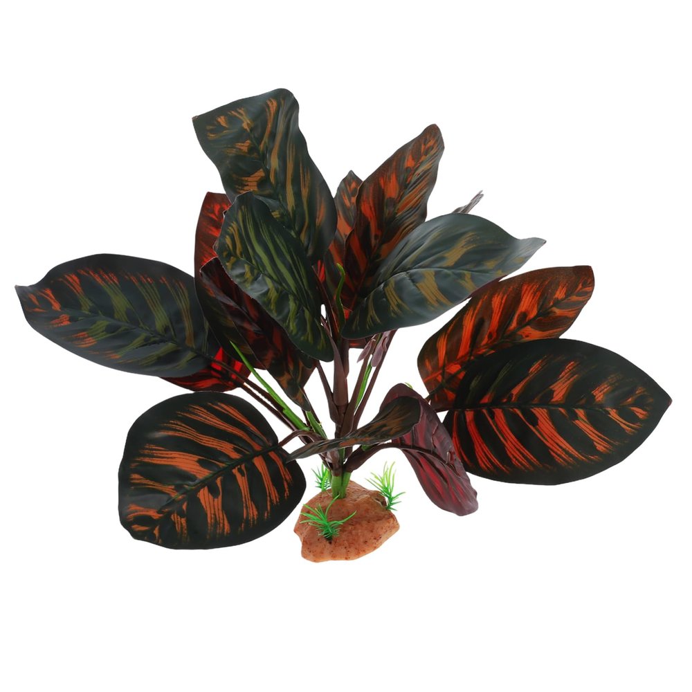 Toddmomy Realistic Reptile Plant Decor, ABS, for Glass Containers