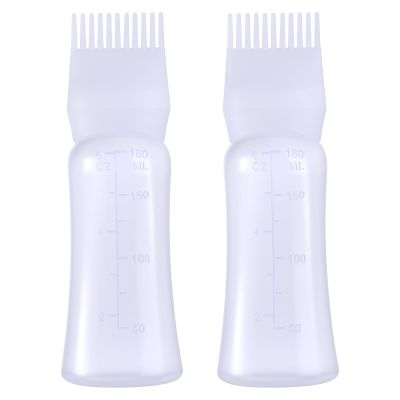 Dymoece Hair Applicator Bottles, 180 ml, 2-Pack