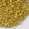 Gold Edible Pearls for Cake Decorating, 130 g view 1
