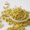 Gold Edible Pearls for Cake Decorating, 130 g view 4