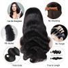 Bamboo Sea U-Part Wig for Women with Wavy Hairline, Brazilian Remy Human Hair, 24 Inches view 3