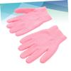 Natural Gel Beauty Gloves for Hand Care, Pink, Elastic Fiber view 2