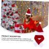 BESPORTBLE 2-Piece Dog Christmas Hat and Scarf Set view 3