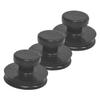 Levemolo Singing Bowl Suction Cups, 3-Pack, Rubber, Black, Lightweight view 1