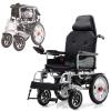 LESBJFDM Reclining Folding Electric Wheelchair for Adults, 500W Motors, 15 km Range, Adjustable Footrest view 1