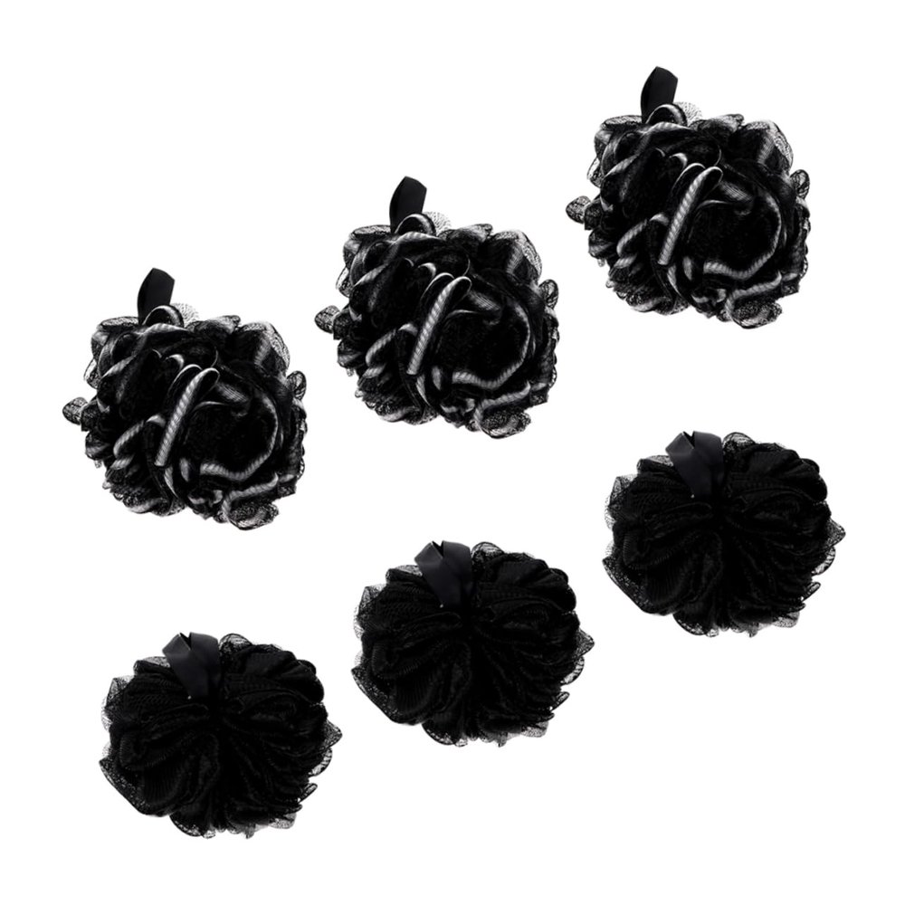 SHERCHPRY 6-Piece Soft Shower Loofah Sponge Set for Children