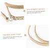LIFKOME 4-Pair Leather High-Heel Shoe Straps with Buckles view 3