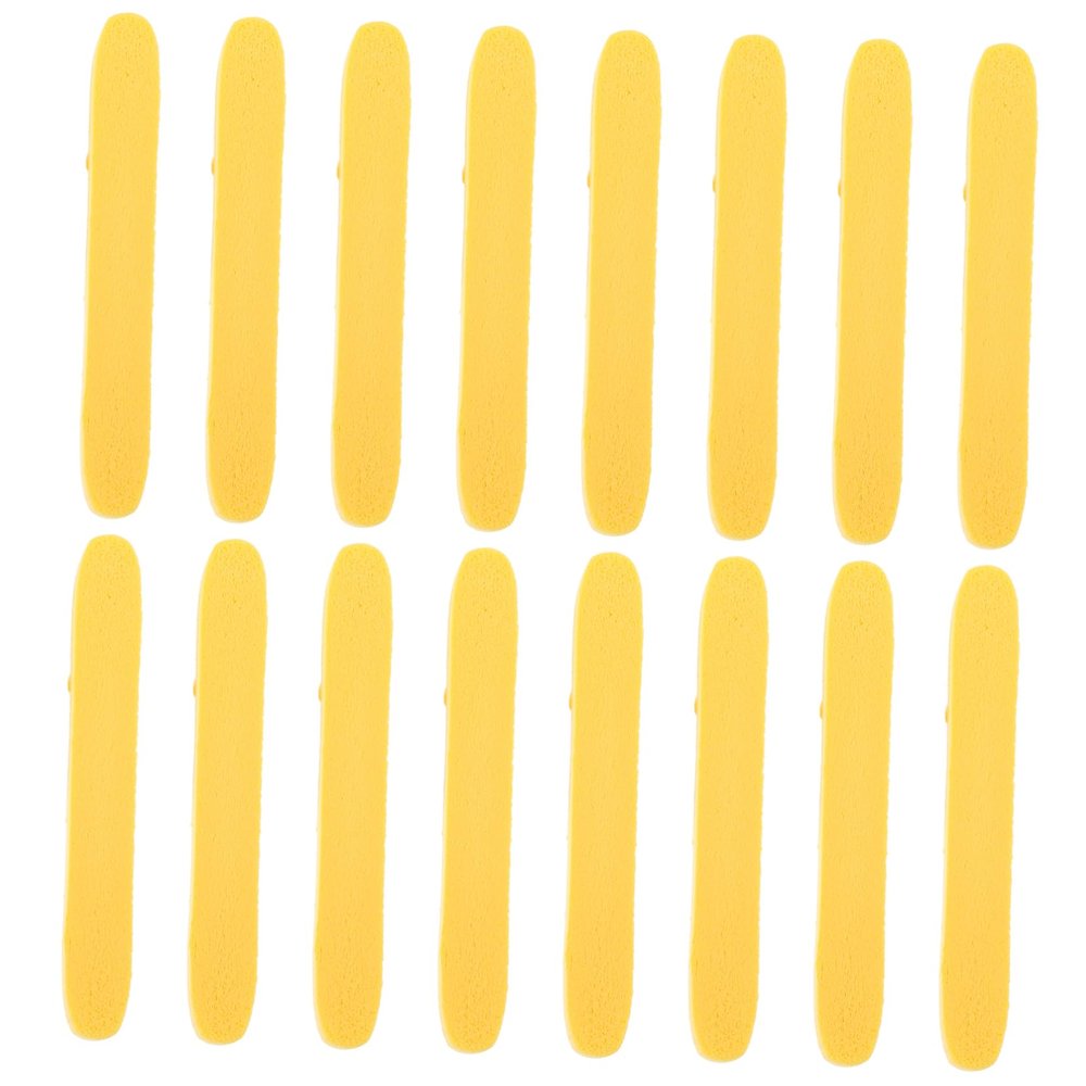 HAKIDZEL Compressed Facial Sponges for Deep Cleansing, 50 Pieces, PVA, Yellow, Round, Portable Makeup Remover Pads for Travel