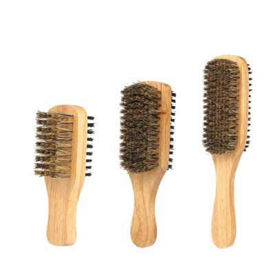 SKISUNO 3-Piece Beard Brush Set with Boar Bristles