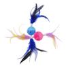 BUGUUYO 2-Piece Cat Ball Toys with Strings and Bells view 1