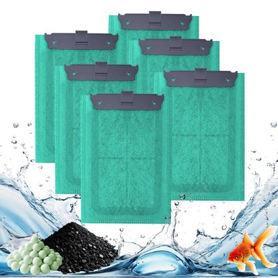 Gufastoe Replacement Filter Pads for Tetra EasyCrystal Filters, 6-Pack