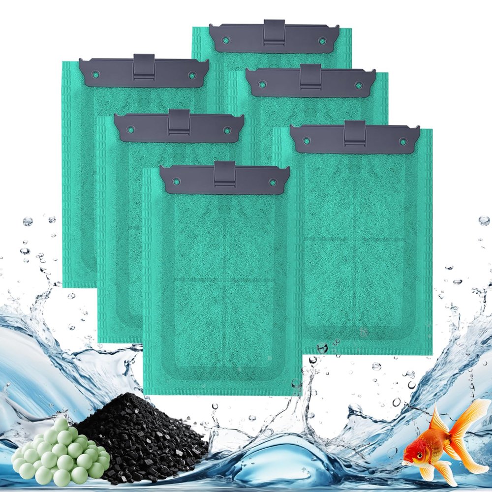 Gufastoe Replacement Filter Pads for Tetra EasyCrystal Filters, 6-Pack