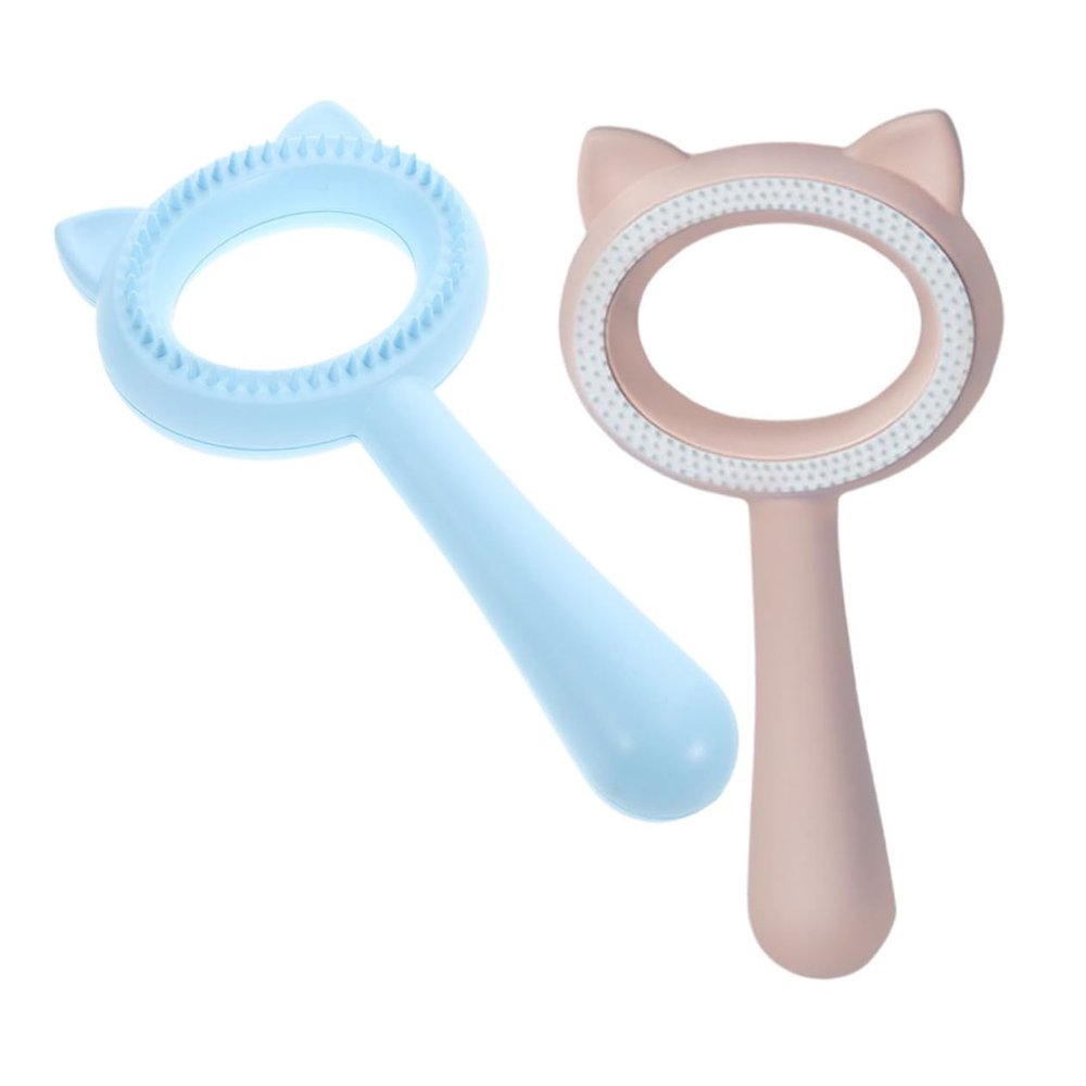 ORFOFE 2-Piece Double-Sided Deshedding Brushes for Cats and Dogs