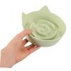 YARNOW Non-Slip Cat Food Bowl for Slow Feeding, Flat Plastic Bowl for Kittens view 4