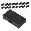 Toddmomy 20-Pack Black Nylon Window Locks, Lightweight and Impact-Resistant, for Windows and Doors view 1