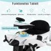 GOPLUS 6-in-1 Baby Walker with Adjustable Speed, 3 Heights, Tray, Music, Lights & Foldable Airplane Design, White, 6–18 Months view 4