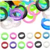 12pcs Silicone Finger Rings for Dog Grooming Scissors view 2