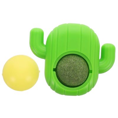 POPETPOP Interactive Rotating Cat Toy with Catnip Ball