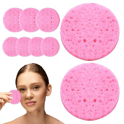 Compressed Facial Sponges for Cosmetics and Makeup
