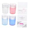 Silicone Nail Art Stamps, 3.8 cm, with Covers, Set of 4 view 1