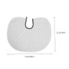 FRCOLOR 1-Pc. Short Hairdressing Cape, White view 2