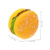 CORHAD Squeaky Dog Toy - Realistic Hamburger view 2