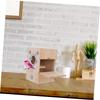 PartyKindom Wooden Bird Nest Box for Budgerigars, Weather-Resistant, with Viewing Window and Round Entrance view 2
