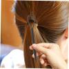 2-Piece Hair Loop Tools for Women, Acrylic, Black view 3