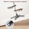 Adjustable Elevated Pet Bowl Stand with 2 Stainless Steel Bowls view 3