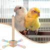 Riaisttd Small Bird Perch, 360° Rotating Toy view 3